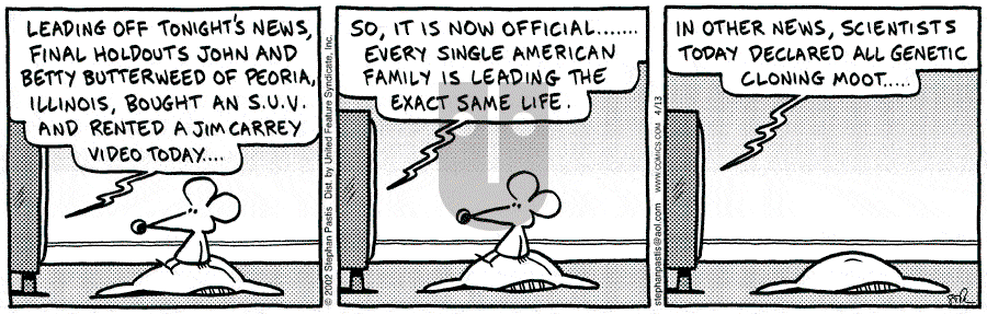 Pearls Before Swine - Saturday April 13, 2002 Comic Strip