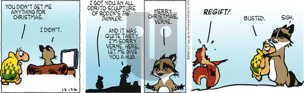 Over the Hedge on Saturday December 26, 2015 Comic Strip