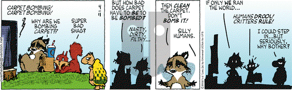 Over the Hedge on Monday April 11, 2016 Comic Strip