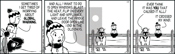 Cow and Boy Classics on Tuesday January 22, 2008 Comic Strip