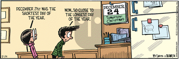 Grand Avenue on Friday December 24, 2010 Comic Strip