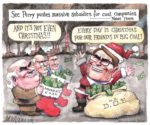 Matt Wuerker on Thursday January 4, 2018 Comic Strip