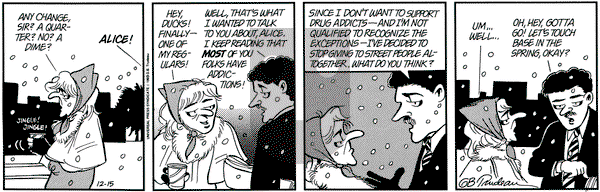 Doonesbury on Wednesday December 15, 1993 Comic Strip