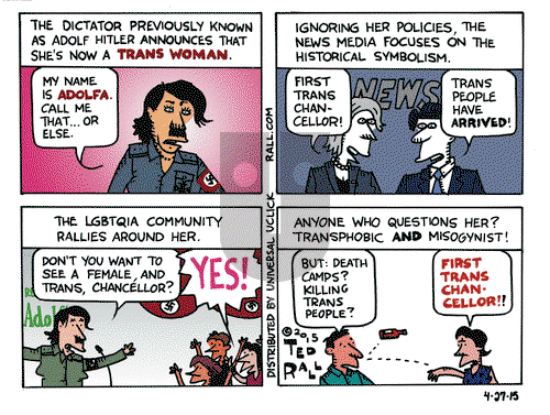 Ted Rall on Monday April 27, 2015 Comic Strip