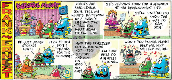 Frank and Ernest on Sunday August 1, 2010 Comic Strip