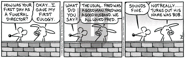 Pearls Before Swine on Tuesday January 29, 2002 Comic Strip