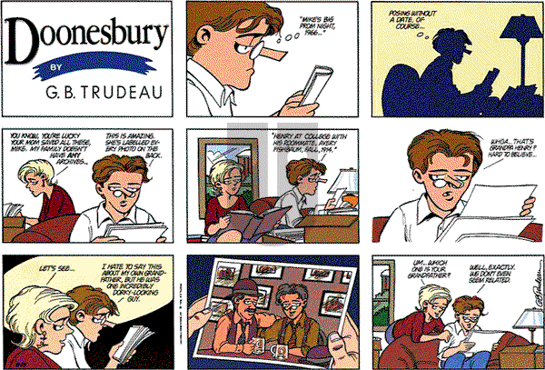 Doonesbury on Sunday August 29, 1993 Comic Strip