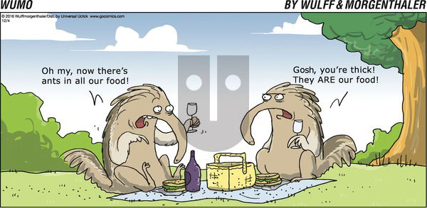 WuMo - Sunday December 4, 2016 Comic Strip
