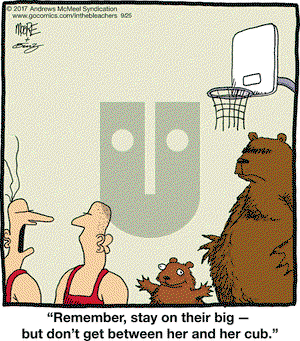In the Bleachers on Monday September 25, 2017 Comic Strip