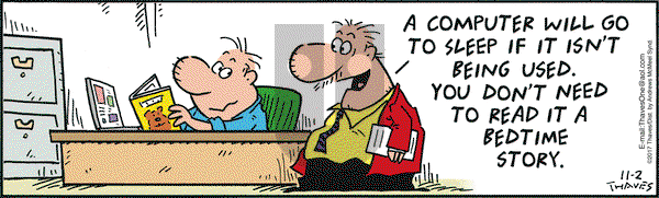 Frank and Ernest on Thursday November 2, 2017 Comic Strip