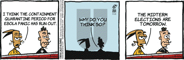 La Cucaracha on Monday November 3, 2014 Comic Strip