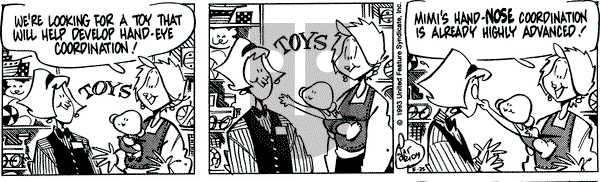 Rose is Rose on Tuesday May 25, 1993 Comic Strip