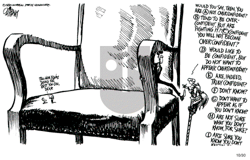 Pat Oliphant on Tuesday October 30, 1984 Comic Strip