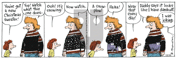 Cul de Sac on Tuesday December 16, 2008 Comic Strip