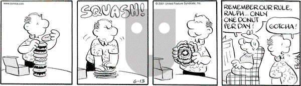 Drabble on Wednesday June 13, 2001 Comic Strip
