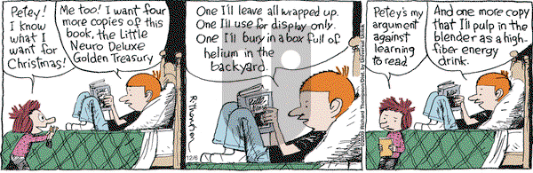 Cul de Sac on Saturday December 6, 2014 Comic Strip