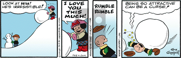 Nancy on Tuesday February 4, 2014 Comic Strip