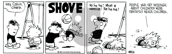 Calvin and Hobbes on Monday October 19, 1987 Comic Strip