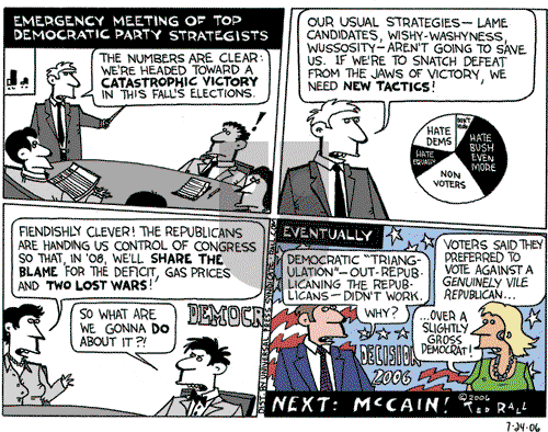 Ted Rall on Monday July 24, 2006 Comic Strip