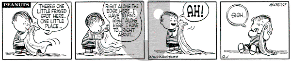 Peanuts on Saturday December 1, 1956 Comic Strip