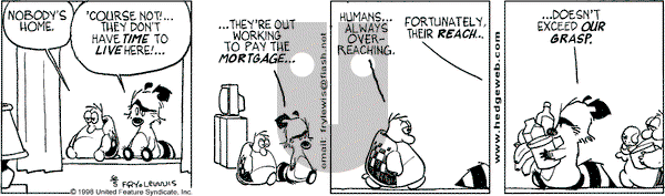 Over the Hedge on Tuesday October 13, 1998 Comic Strip