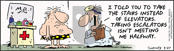 Frank and Ernest - Friday March 27, 2009 Comic Strip