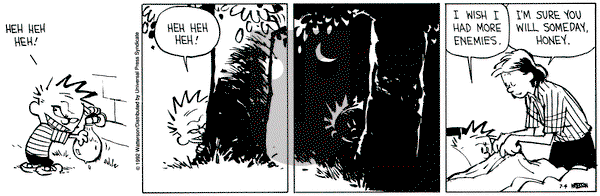 Calvin and Hobbes on Saturday July 4, 1992 Comic Strip