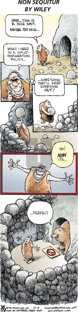 Non Sequitur on Sunday December 3, 2006 Comic Strip