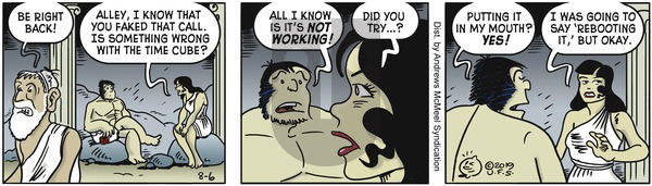 Alley Oop on Tuesday August 6, 2019 Comic Strip