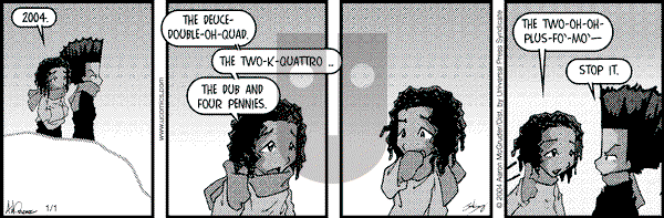 The Boondocks on Thursday August 4, 2011 Comic Strip