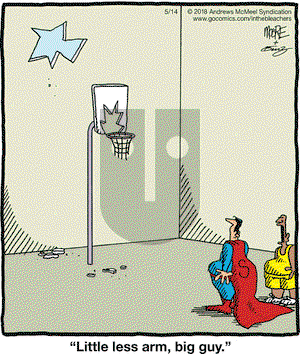In the Bleachers on Monday May 14, 2018 Comic Strip