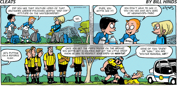 Cleats - Sunday March 30, 2008 Comic Strip