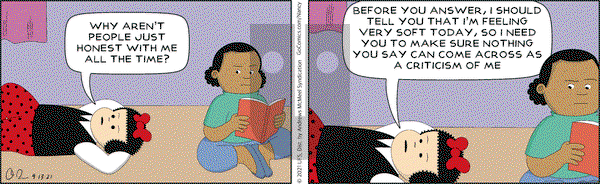 Nancy on Monday September 13, 2021 Comic Strip