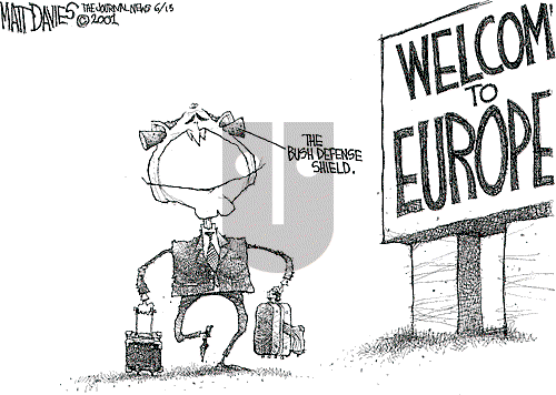 Matt Davies on Tuesday June 12, 2001 Comic Strip