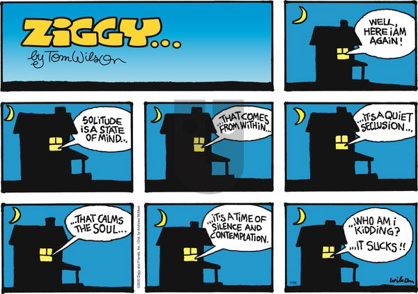Ziggy on Sunday July 26, 2020 Comic Strip