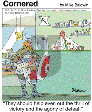 Cornered on Wednesday November 2, 2016 Comic Strip
