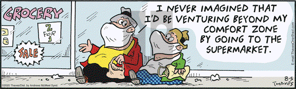 Frank and Ernest on Wednesday August 5, 2020 Comic Strip