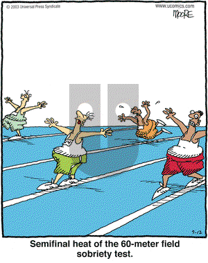 In the Bleachers on Thursday July 31, 2003 Comic Strip