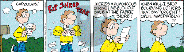 Drabble on Saturday April 10, 2010 Comic Strip