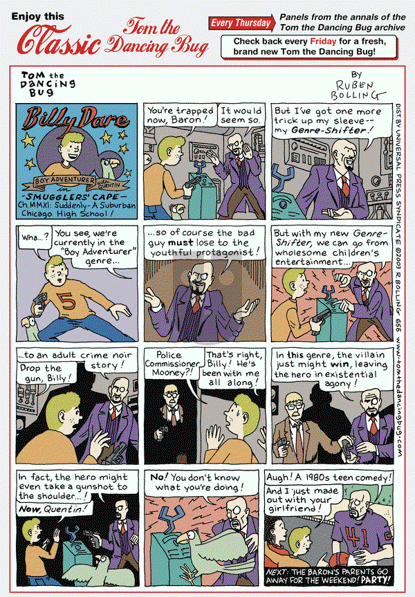 Tom the Dancing Bug on Thursday November 29, 2012 Comic Strip