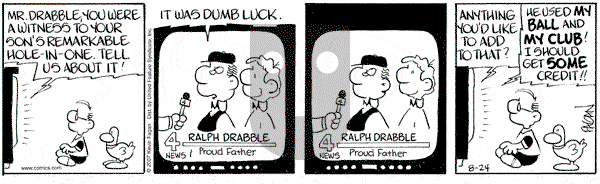 Drabble on Friday August 24, 2007 Comic Strip