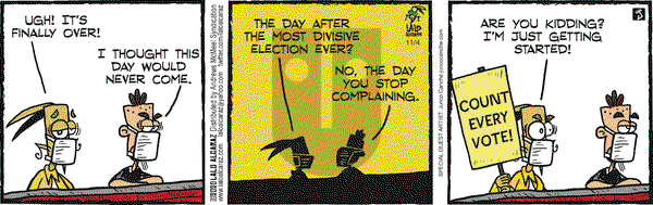 La Cucaracha on Wednesday November 4, 2020 Comic Strip