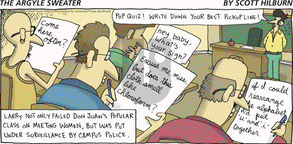 The Argyle Sweater on Sunday March 15, 2009 Comic Strip