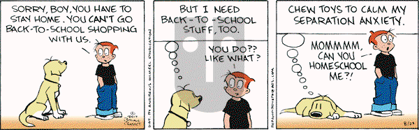 Red and Rover on Wednesday August 23, 2017 Comic Strip