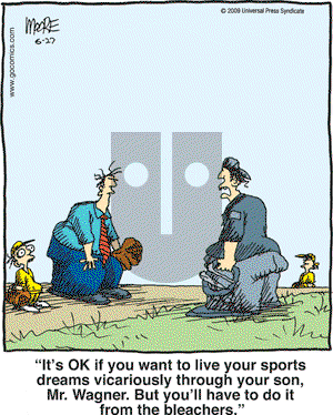 In the Bleachers - Saturday June 27, 2009 Comic Strip