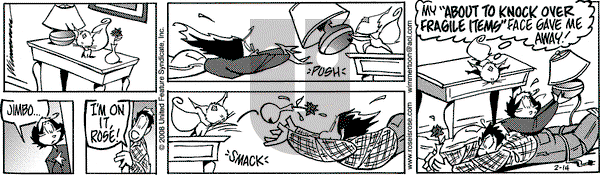Rose is Rose on Thursday February 14, 2008 Comic Strip