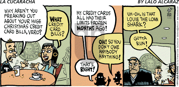 La Cucaracha on Sunday January 24, 2010 Comic Strip