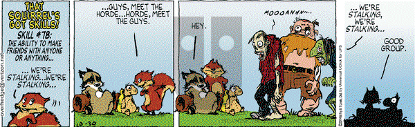 Over the Hedge on Thursday October 30, 2014 Comic Strip