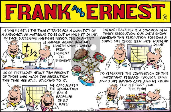 Frank and Ernest on Sunday January 12, 2020 Comic Strip
