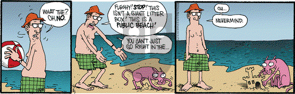 Monty on Thursday August 7, 2014 Comic Strip